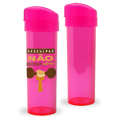 Garrafa Slim Fit | 540ml | Rosa Neon