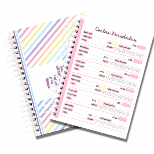 Planner Financeiro | 4x4 | A5 - 160 Pág